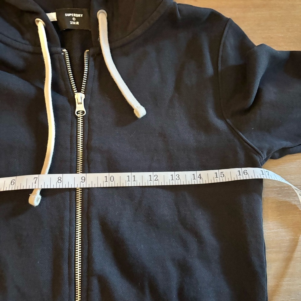Superdry Standard Label Women’s Cotton Zip-Up Hoodie, W2010135A, Size 2 - Picture 10 of 10